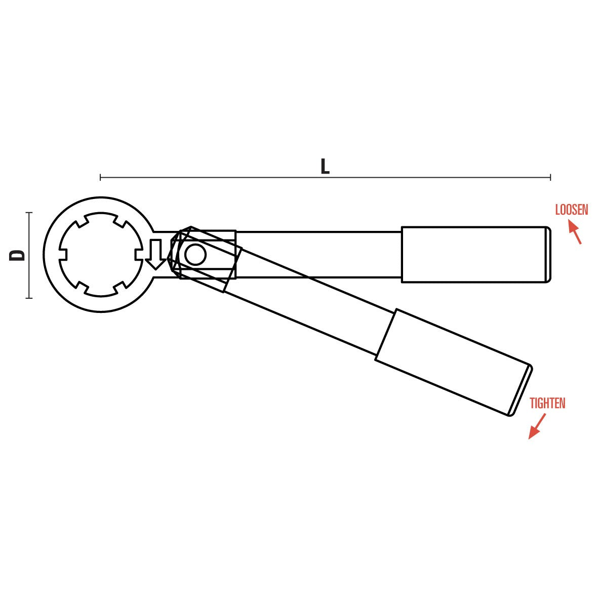 Momentsleutels voor mini-spantangmoeren – Z052