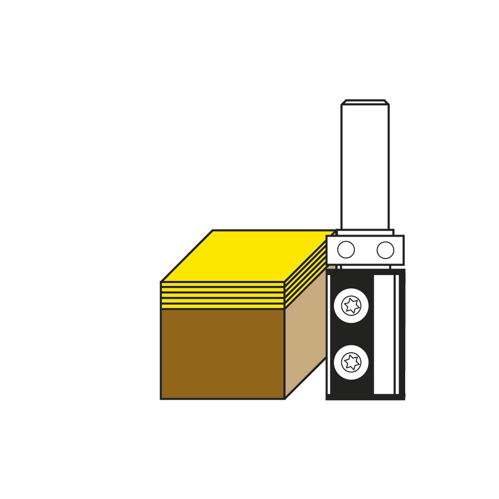 HM wisselmes-kantenfrezen met bovenlager Z2 – W115-W116