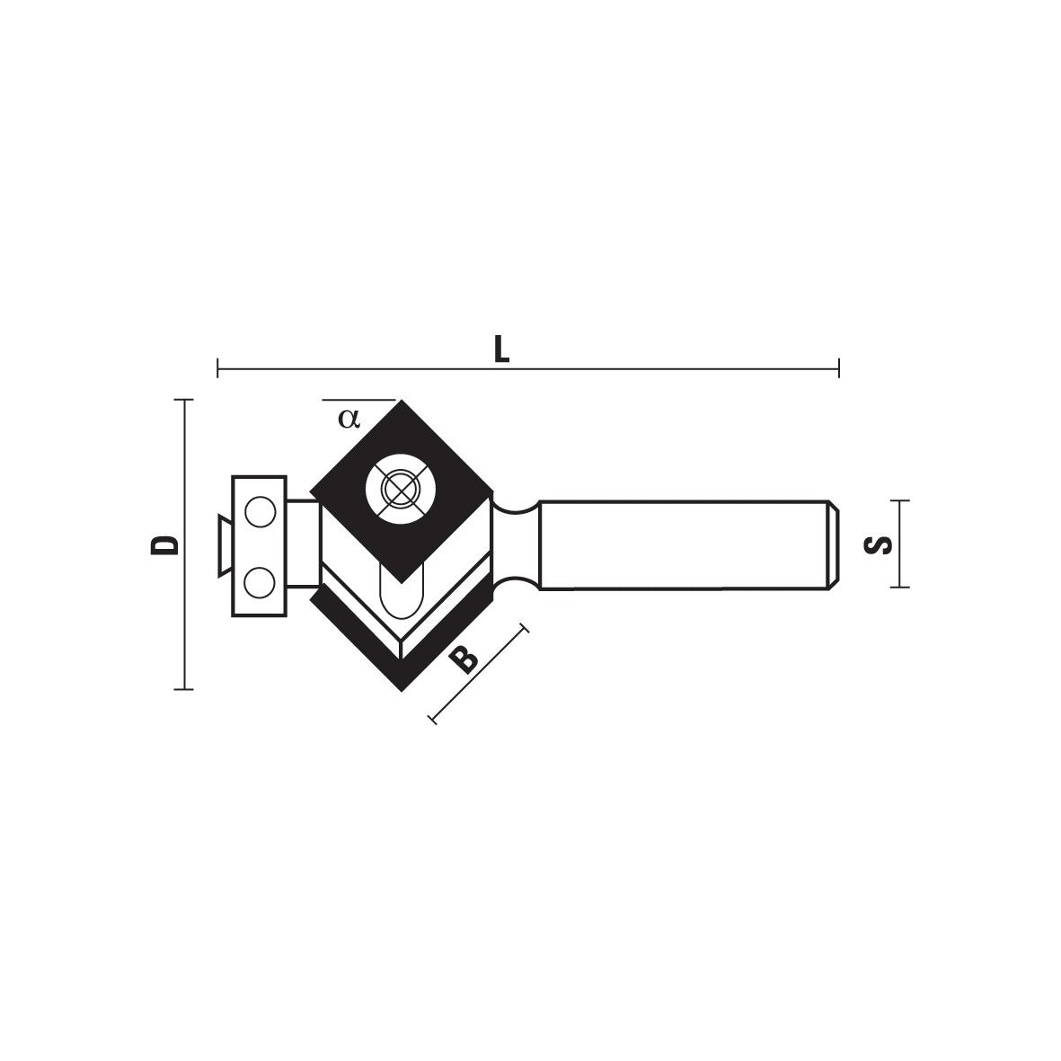 HM wisselmes-afschuinfrezen met lager Z2 – W107-W108