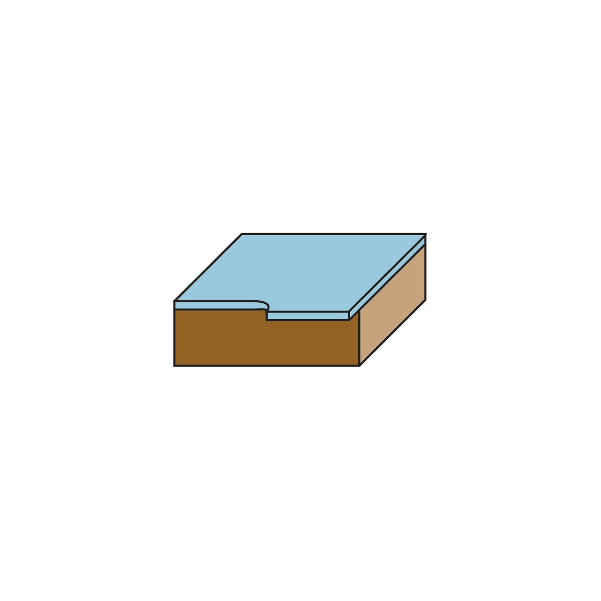 HM wisselmes-kantenfrezen met lager Z2 – W105-W106