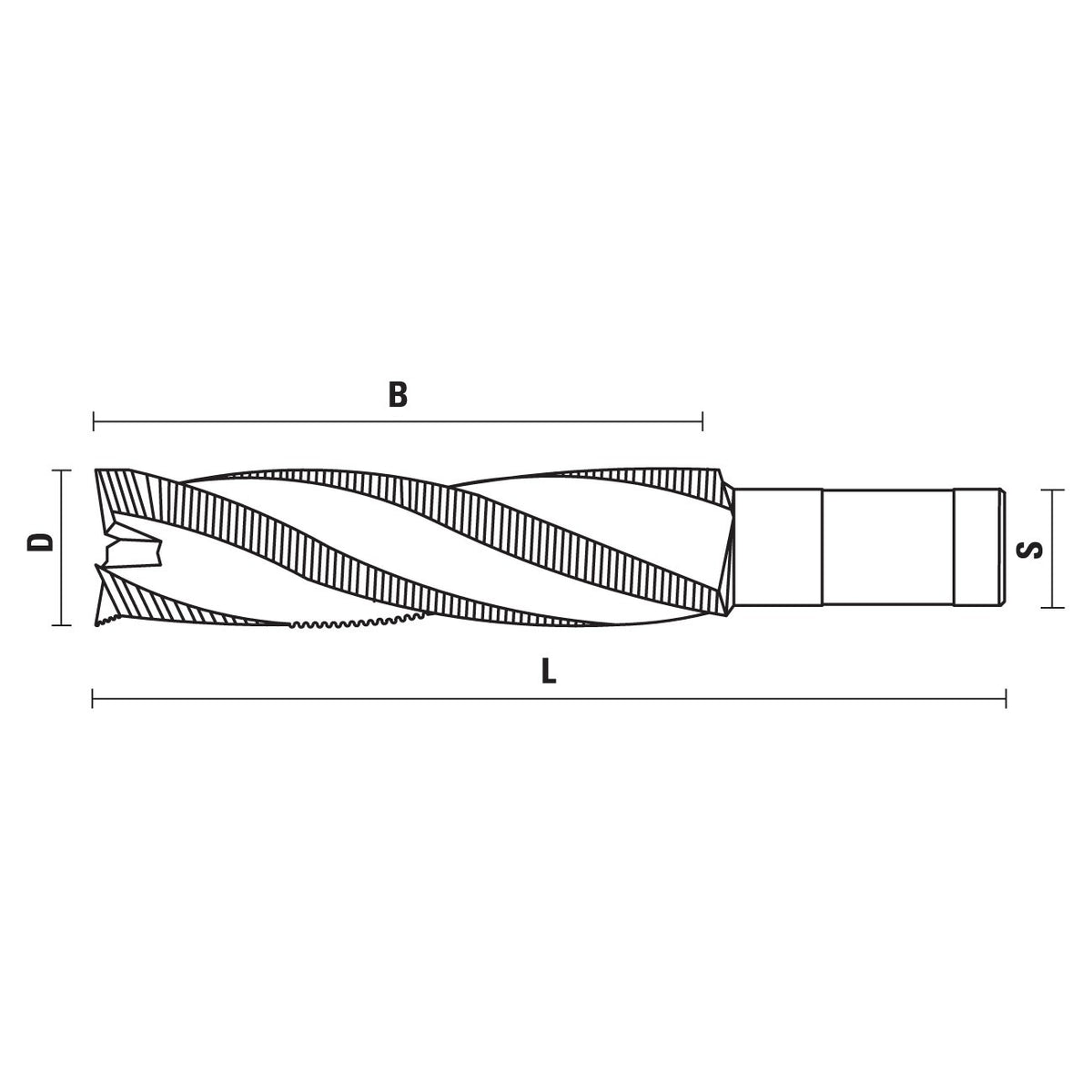 HSS spiraalruwfrezen voor Hundegger Z3 – T244