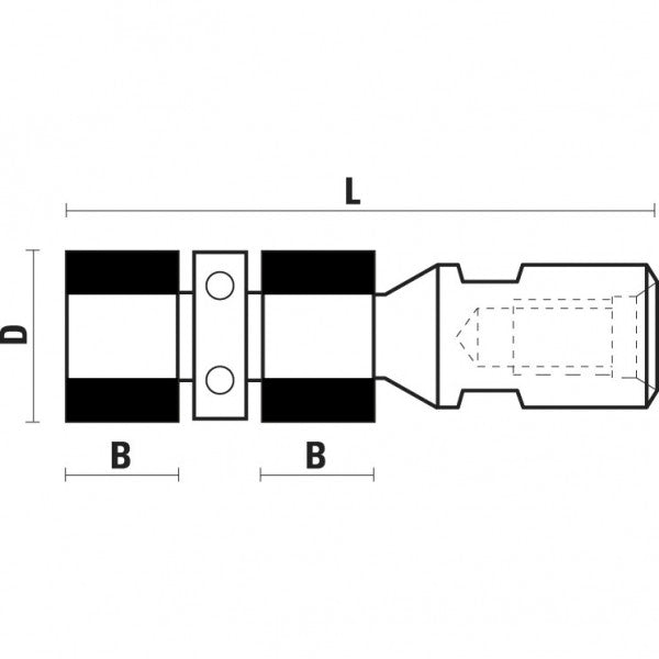 HM kantenfrees met lager voor ELU Z2 – F108