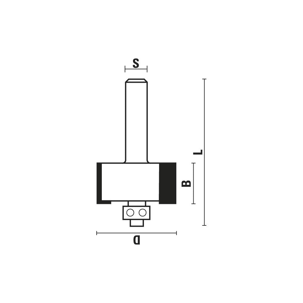 HM rabatfrezen met lager Z2 – HA121-HB121-HC121