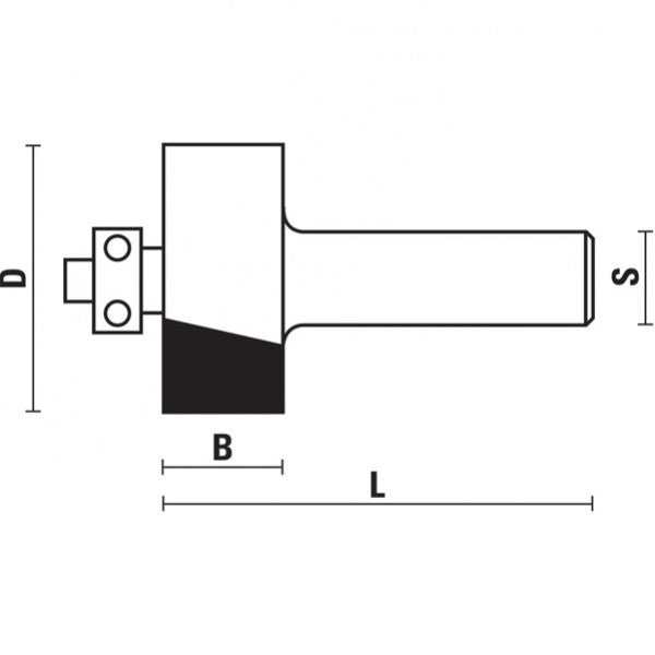 HM rabatfrezen met lagergeleiding Z2 – E150-G150 type 1