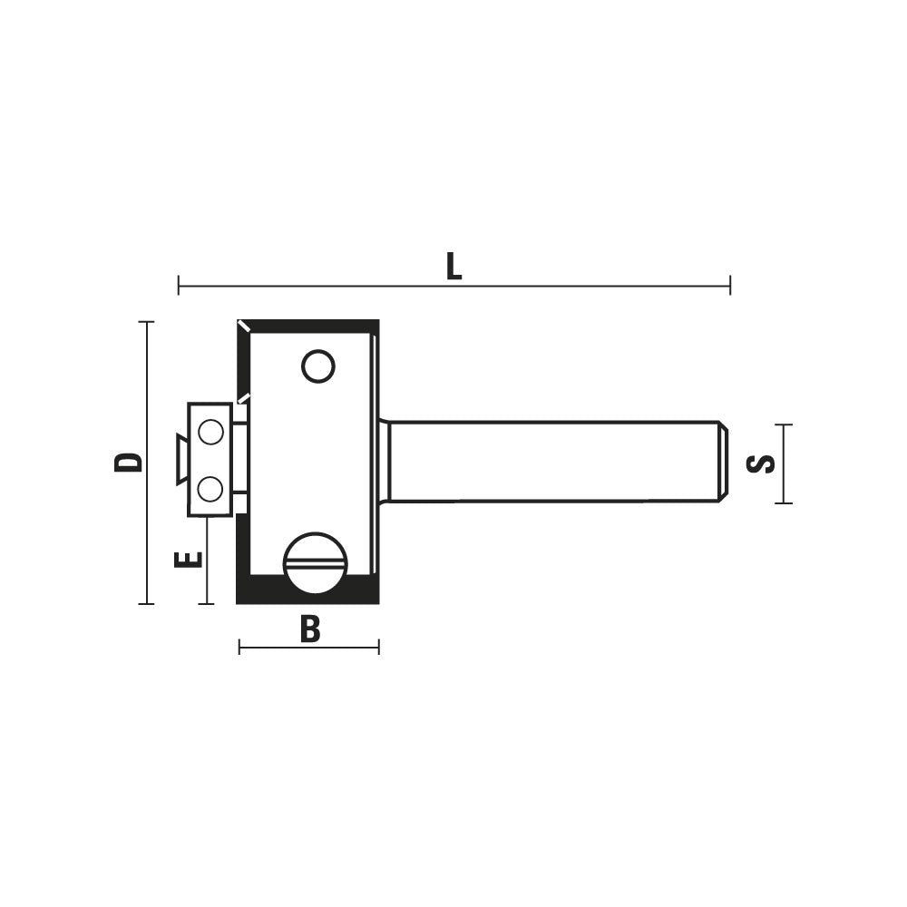 HM wisselmes rabatfrees met lager Z2 – WC121