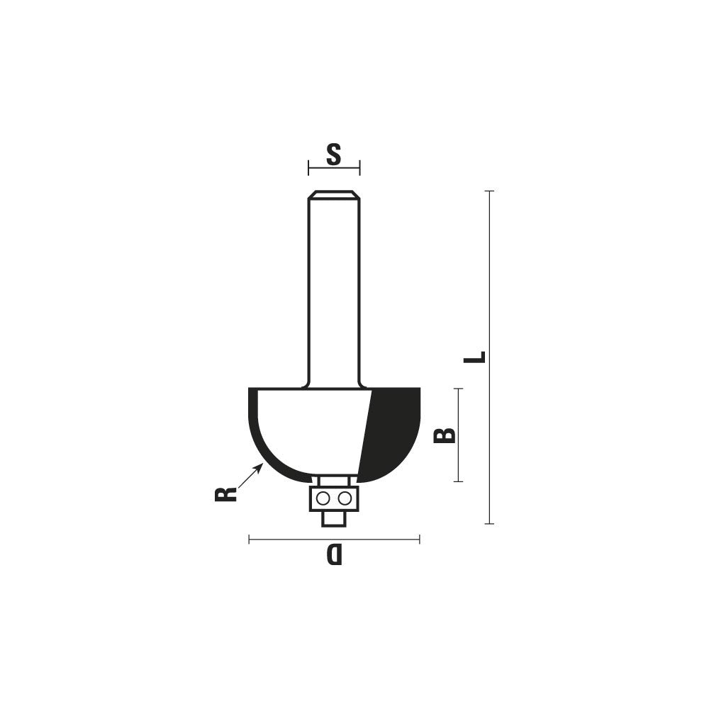 HM holprofielfrezen met lager Z2 – HA125-HB125-HC125