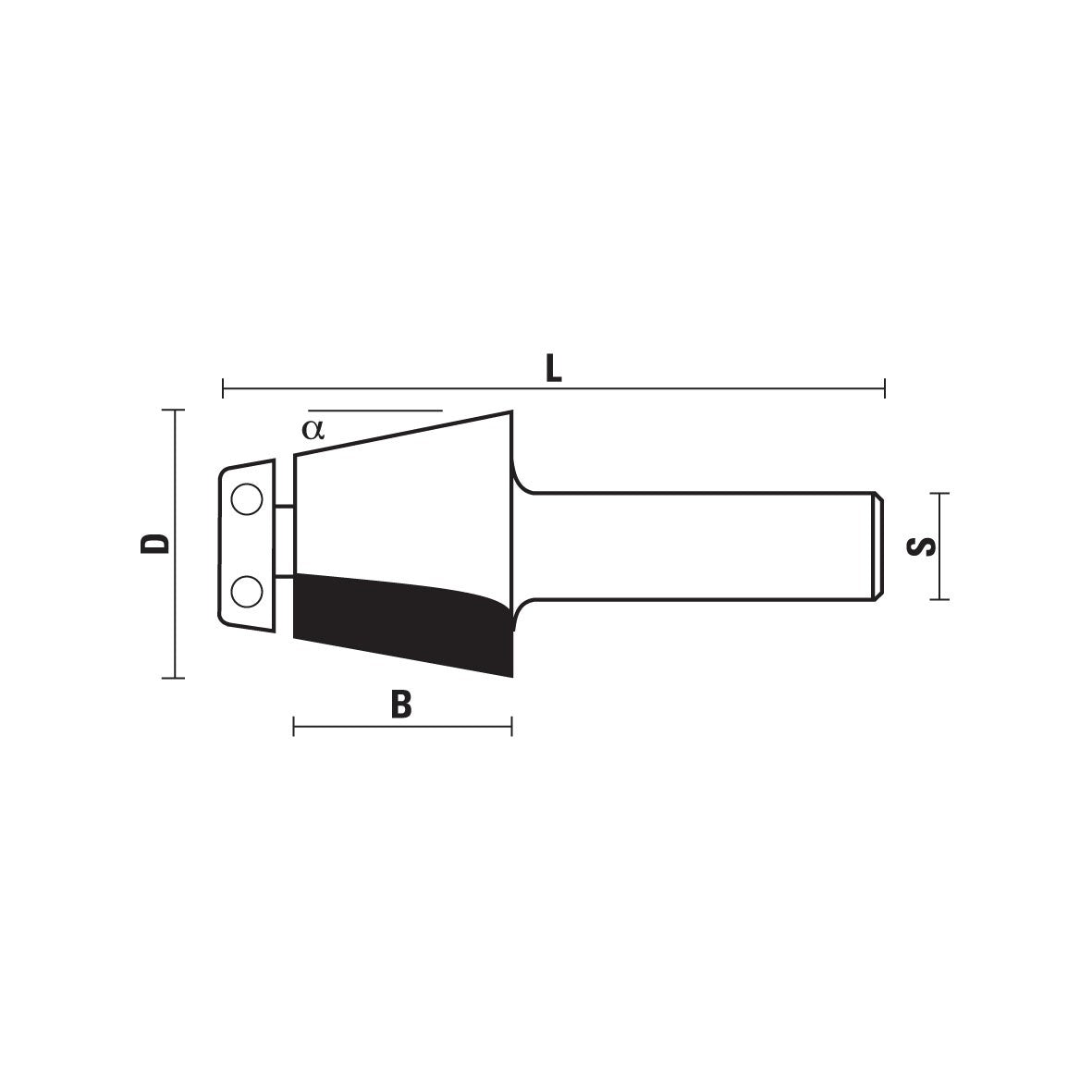 HM ondermontage-komafrondfrees met lager Z2 – E384
