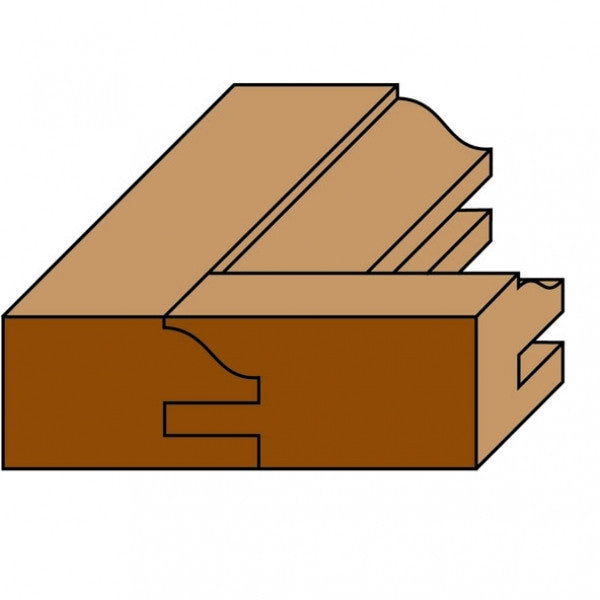 HM profiel- en contraprofielfreesset met lagergeleiding Z2 – E195-G195-C195