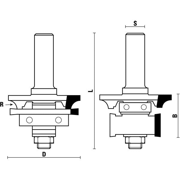 HM kraalprofiel-verbindingsset met lagergeleiding Z2 – E188-G188-C188