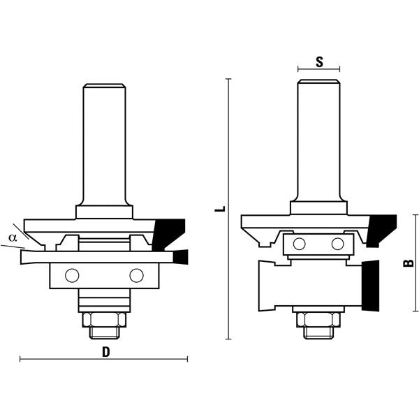 HM V-profiel-verbindingsset met lagergeleiding Z2 – E189-G189-C189