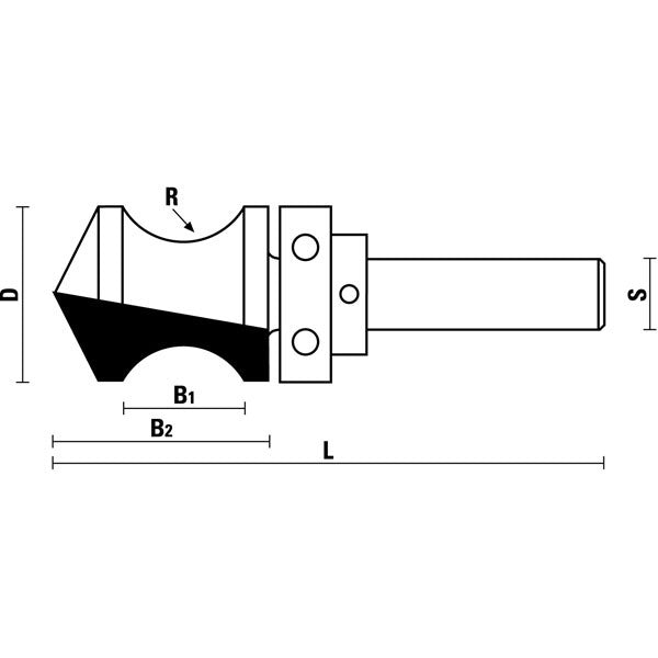 HM handgreepfrezen met bovenlager Z2 – E136-G136