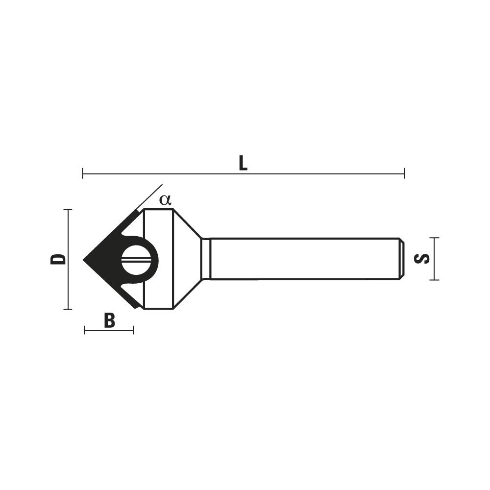 HM wisselmes V-groeffrees Z1 – WC109