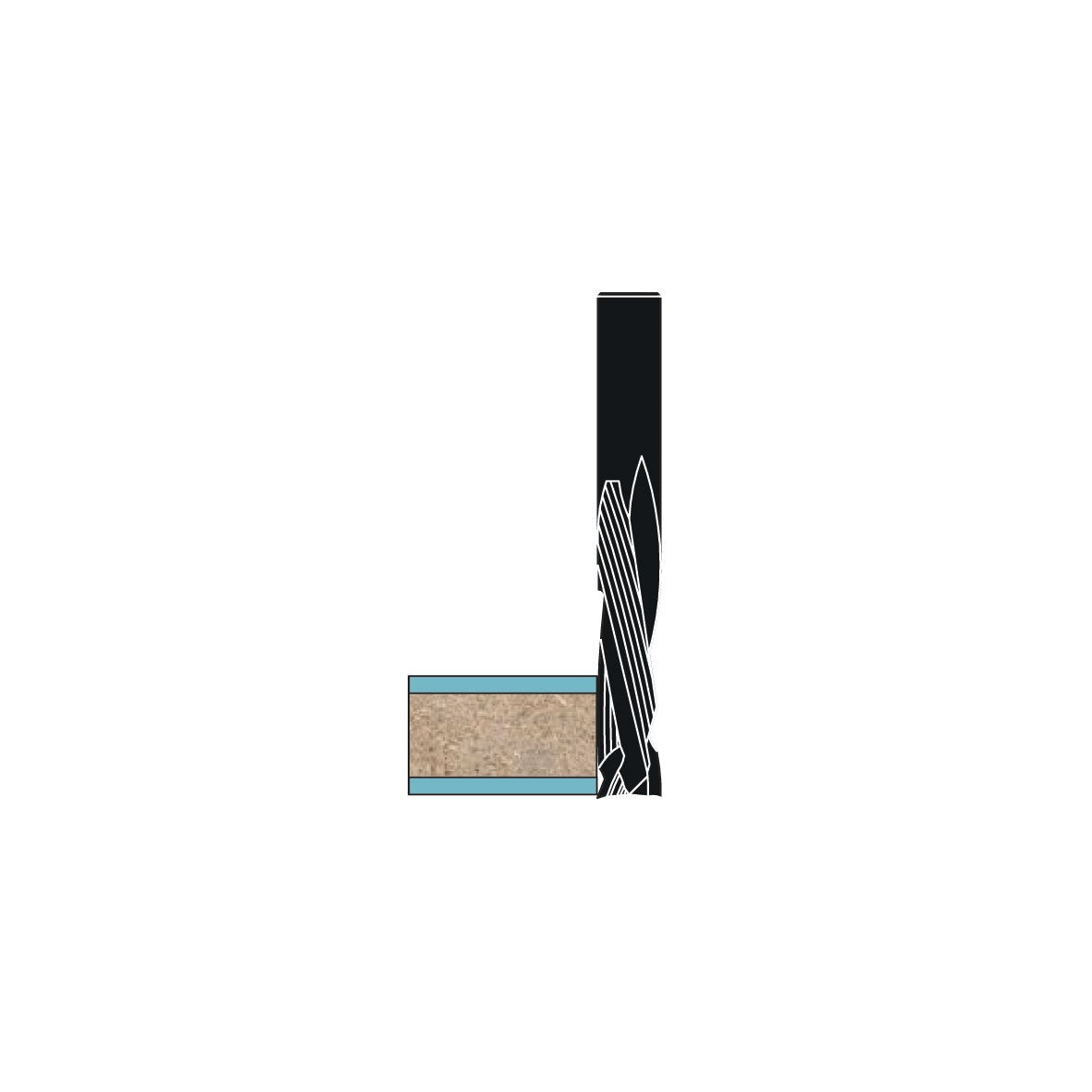 VHM compressiefrezen Z3+3 – T356