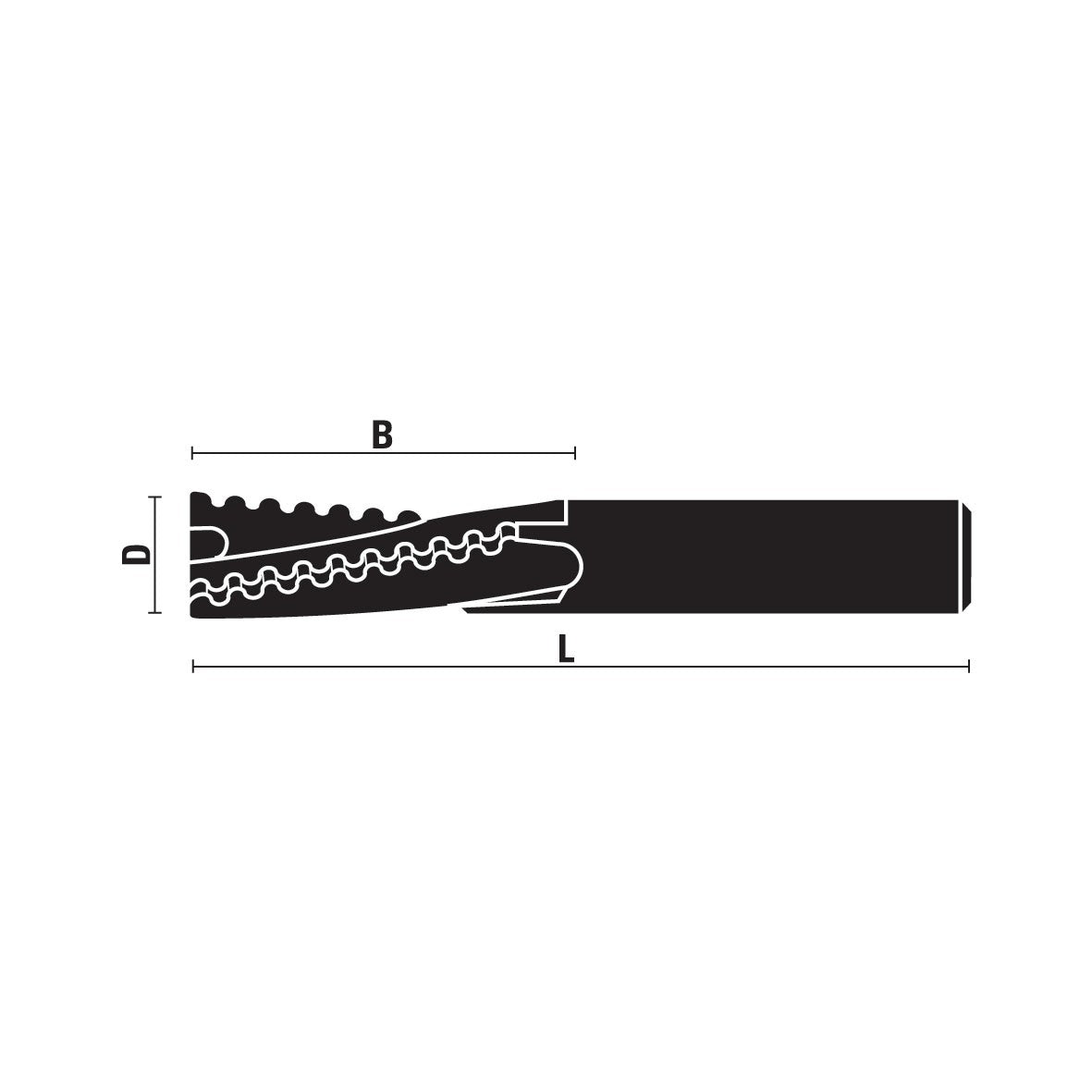VHM spiraal-ruwfrezen downcut Z2 – T171