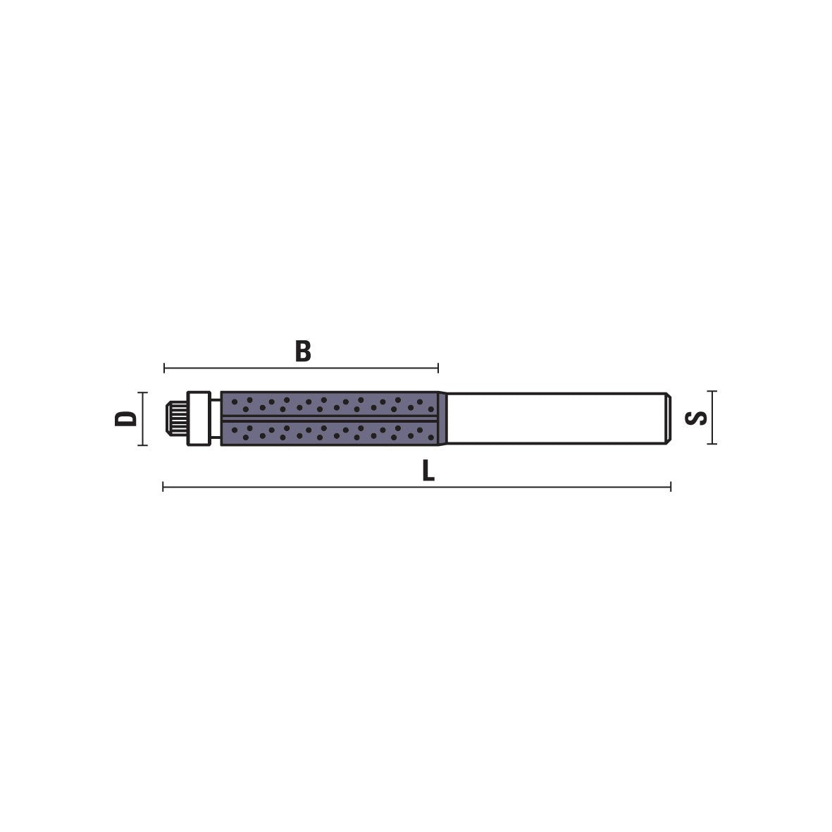 VHM kantenfrezen met diamantkorrelcoating en lager – XA119-XB119