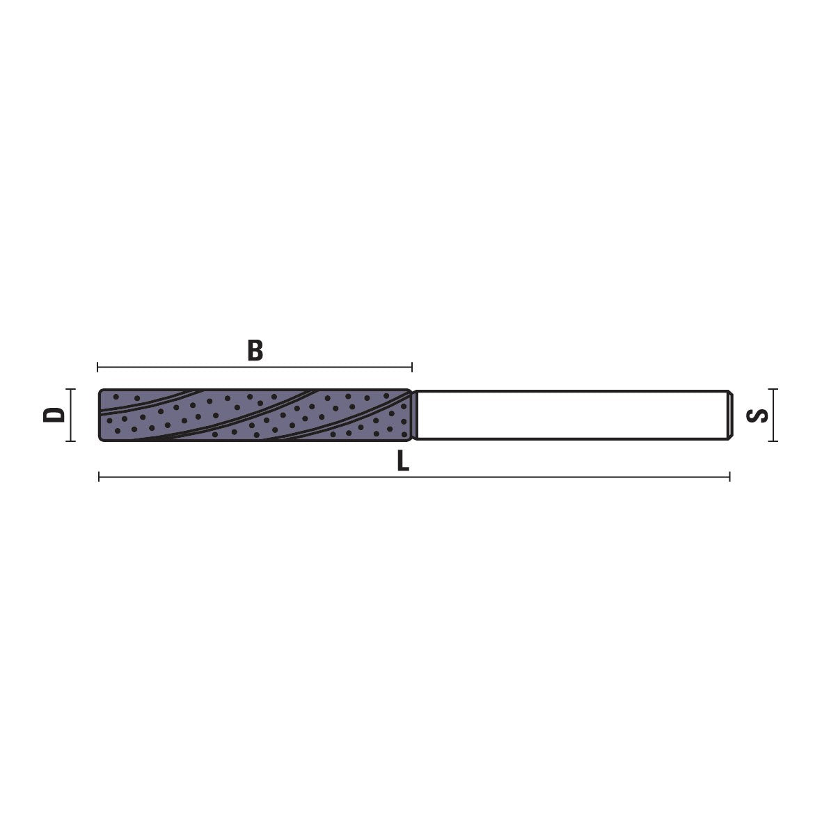VHM downcut frezen met diamantkorrelcoating – XA183-XB183