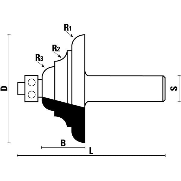 HM multiprofielfrezen Z2 – E167-G167