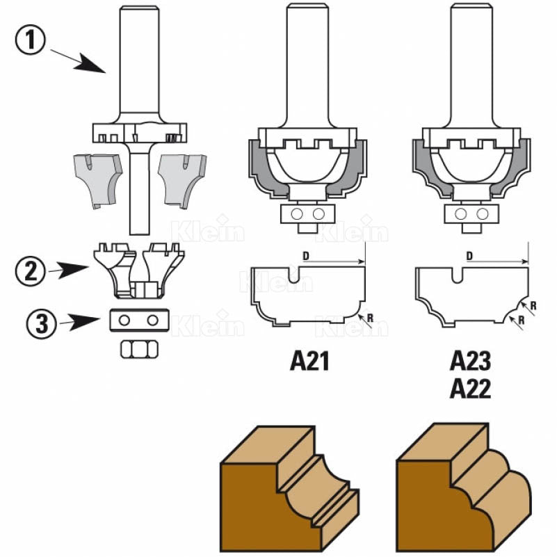 HM Nova System profielfrezen Z2 – W214-W216