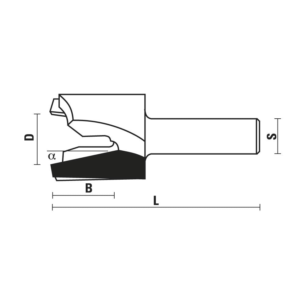 HM afschuinfrezen voor boorgaten Z3 – E315
