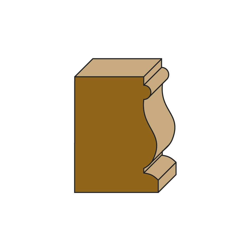 HM architectuurprofielfrezen met lagergeleiding Z2 – E162-G162
