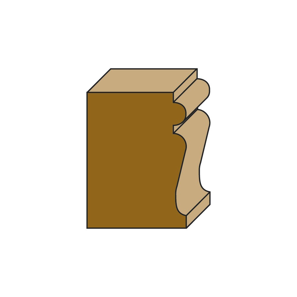 HM architectuurprofielfrezen met lagergeleiding Z2 – E163-G163