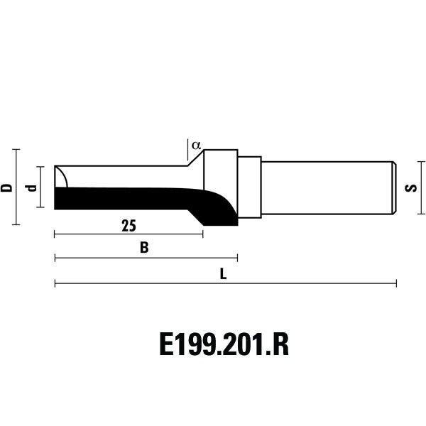 HM profielfrezen voor ronde ramen Z2 – E199-C199