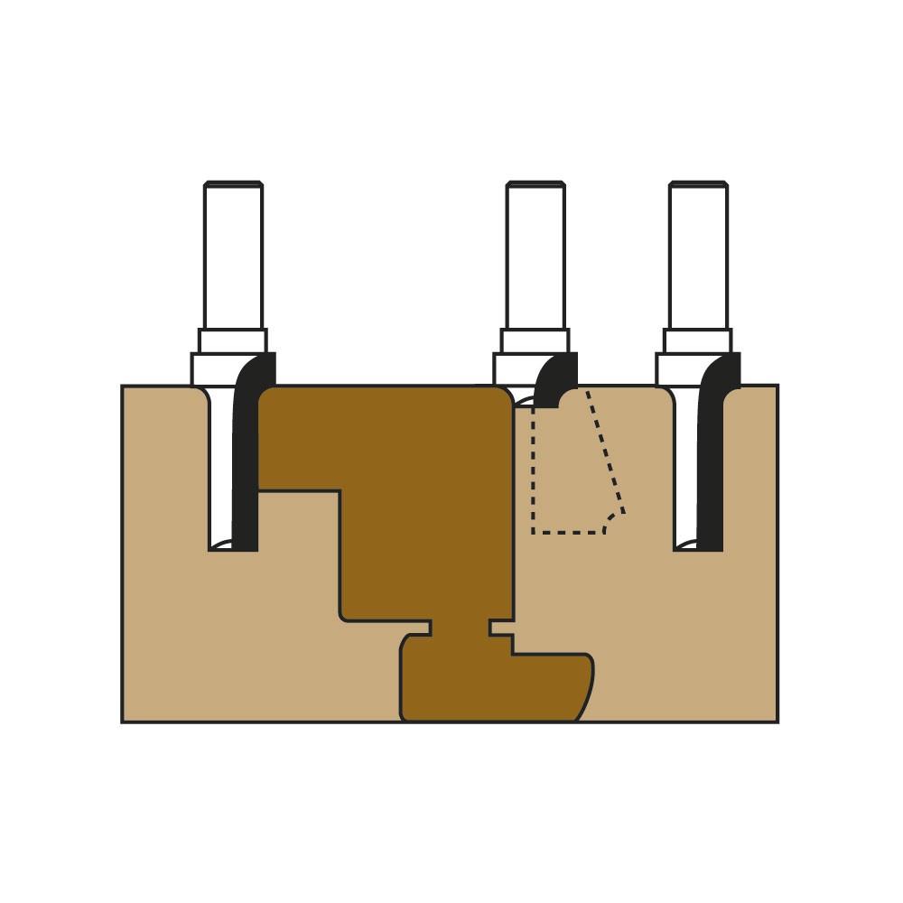 HM profielfrezen voor ronde ramen Z2 – E199-C199