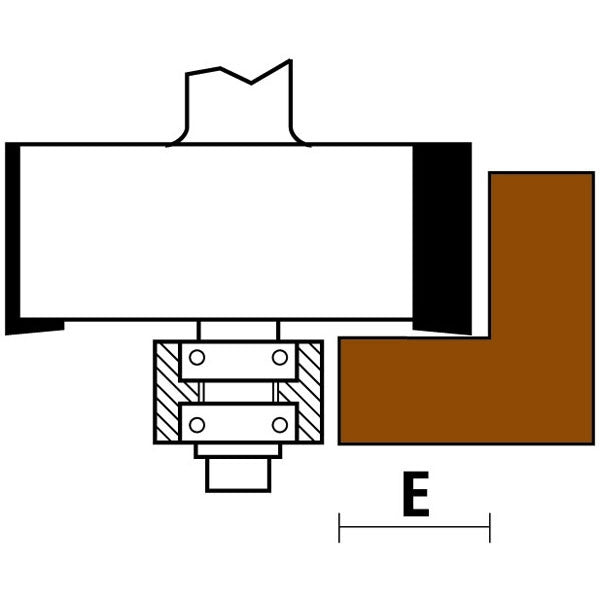 HM rabatfrezen met lagergeleiding Z2 – E150-G150 type 2