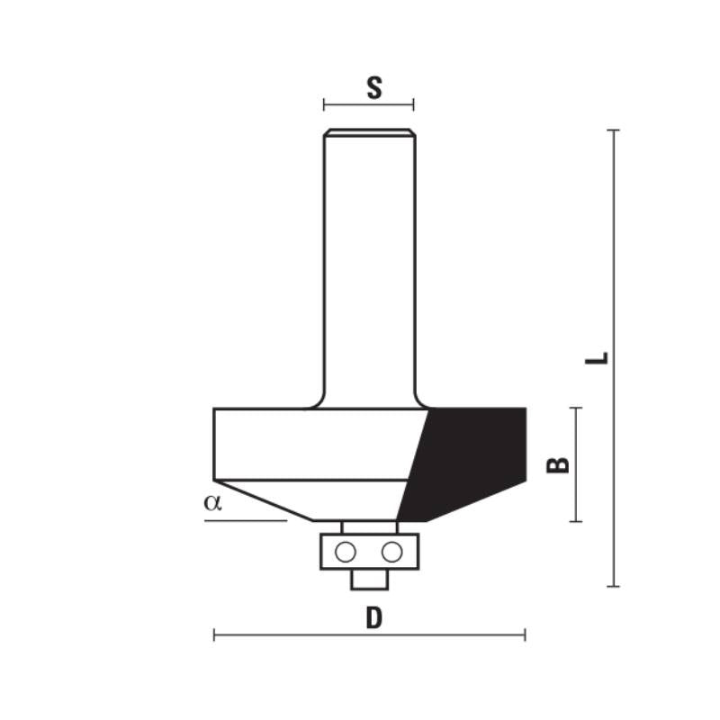 HM paneelprofielfrezen met lagergeleiding Z2 – E175-G175