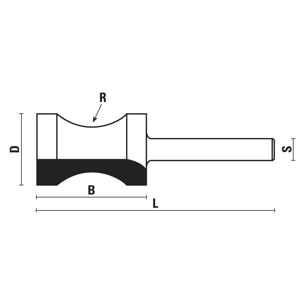 HM bolle kantenfrezen Z2 – A154/C154