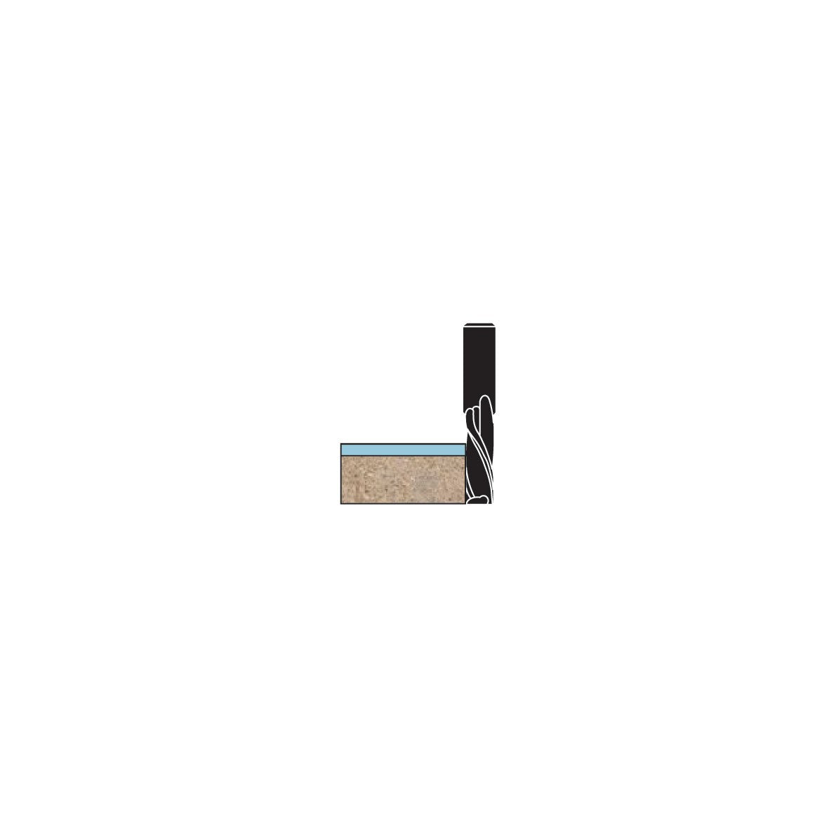 VHM spiraalfrezen neerwaartse spiraal Z2 – T163