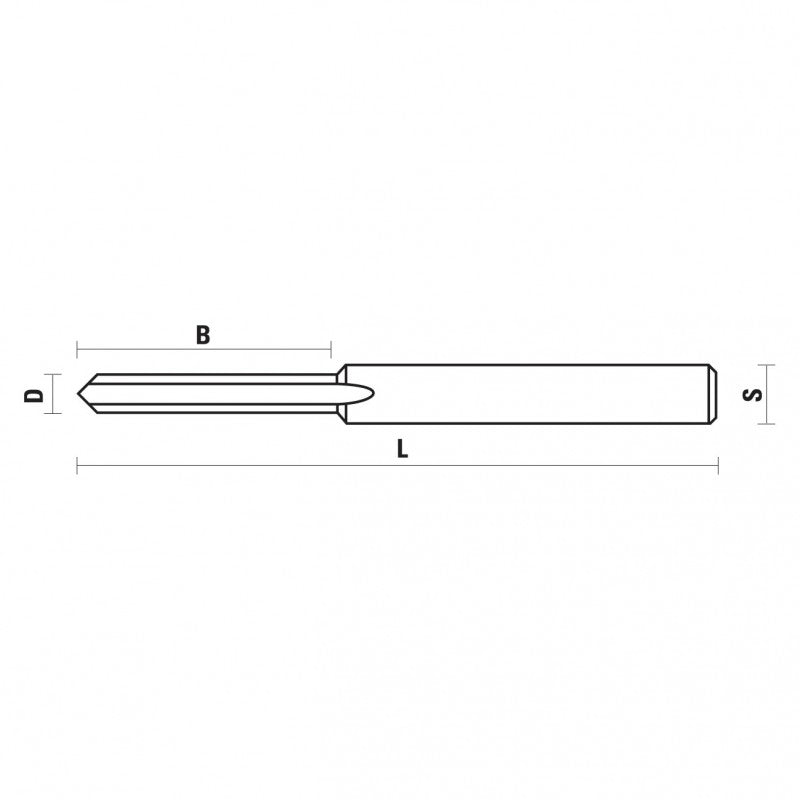 HSS speciale frezen voor PVC Z1 – U240