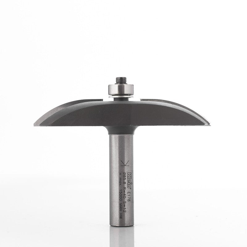 HM paneelprofielfrezen met lagergeleiding Z2 – E178 profiel R40