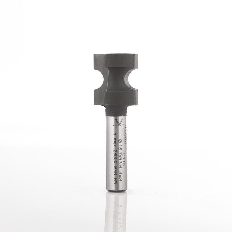 HM halfbolfrezen Z2 – A116/B116/C116