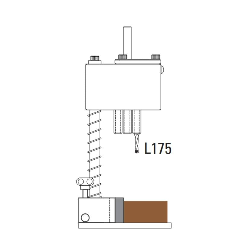HM drevelboren voor "CABINEO®" Z=2