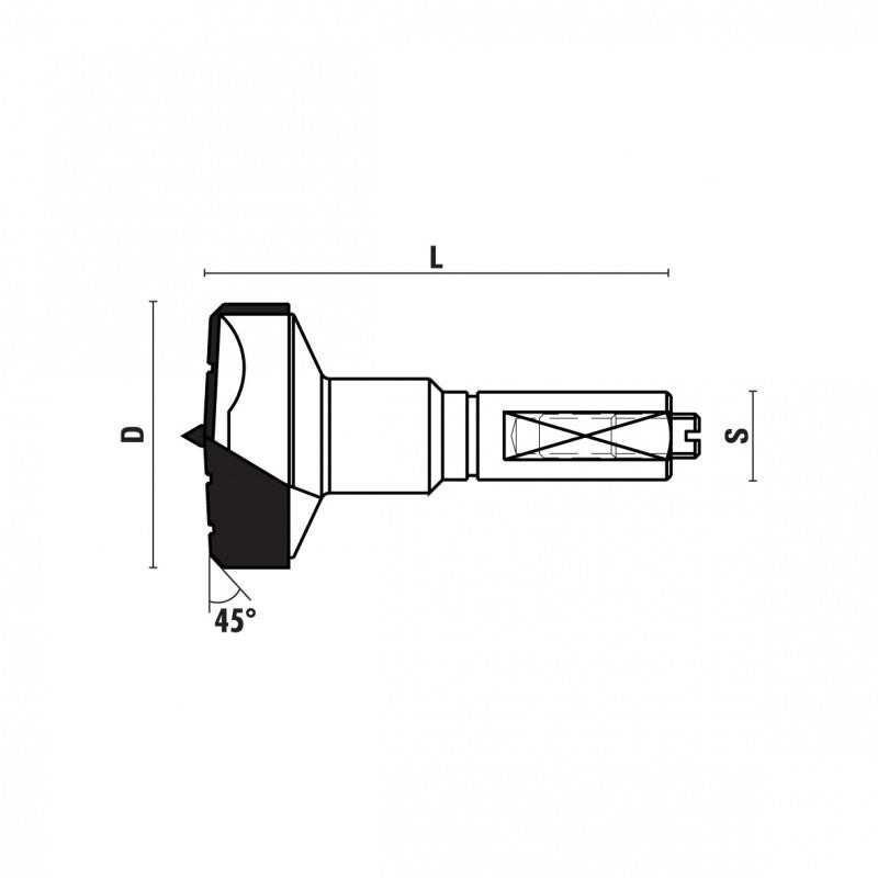 HM scharnierboren voor aluminium Z2 – U140