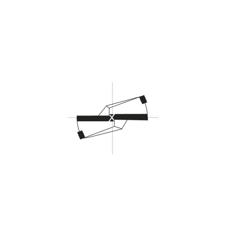 HM scharnierboren Z=2+2