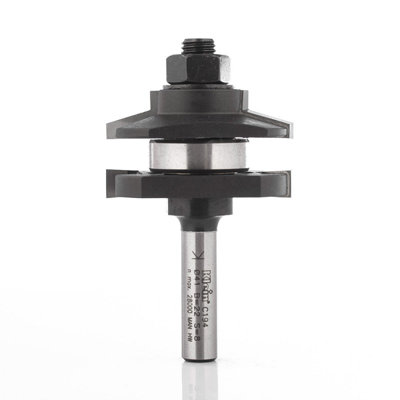 HM profiel- en contraprofielfreesset met lagergeleiding Z2 – E194-G194-C194