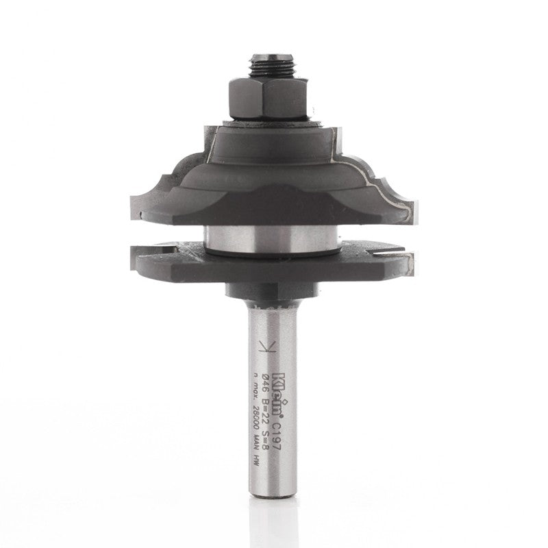 HM profiel- en contraprofielfreesset met lagergeleiding Z2 – E197-G197-C197