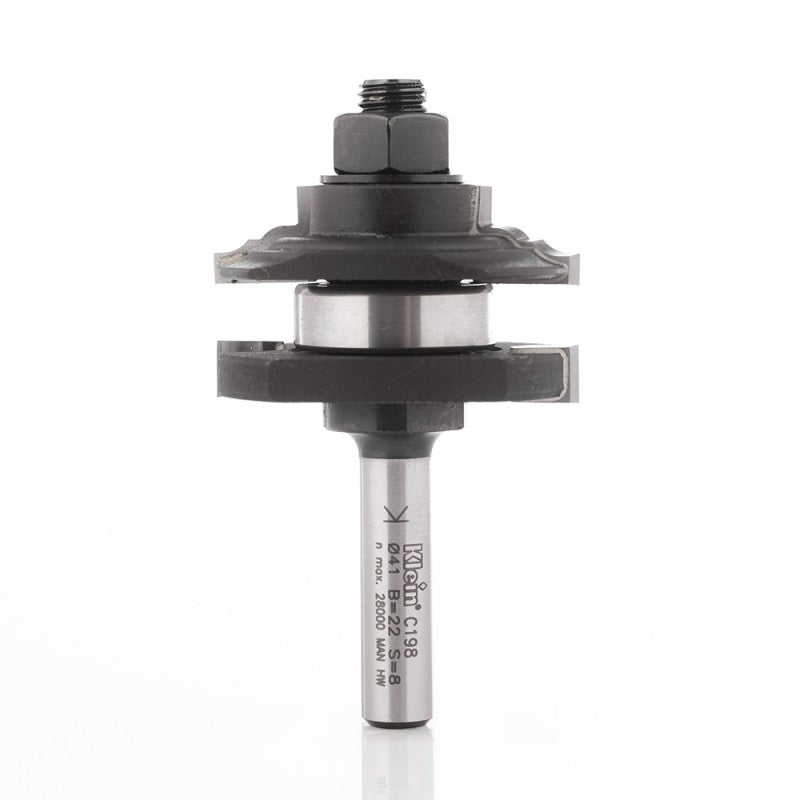 HM profiel- en contraprofielfreesset met lagergeleiding Z2 – E198-G198-C198