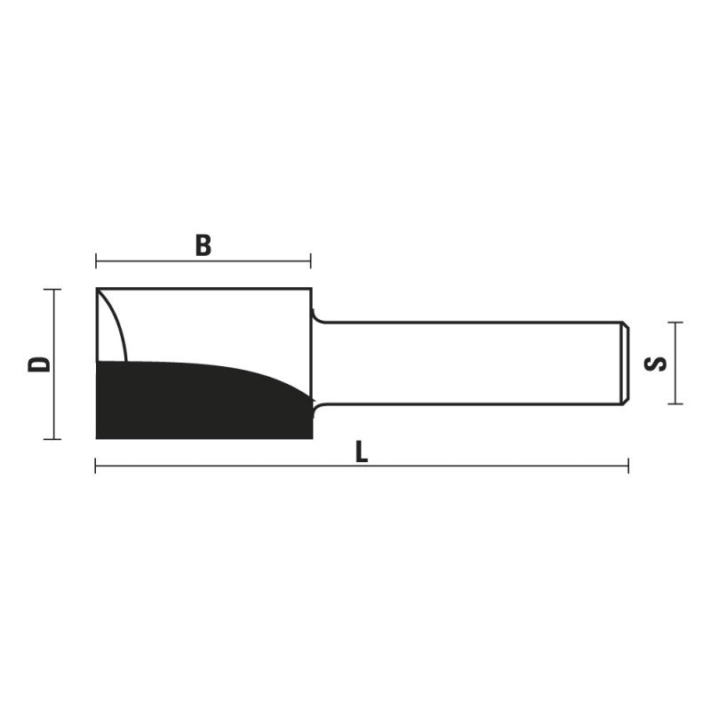 HM rechte groeffrezen E101/G101 – Sistemi Klein detail