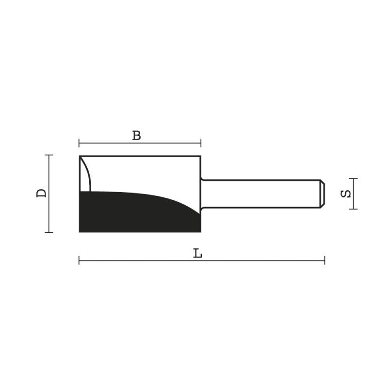 Sistemi Klein HM rechte groeffrezen A101 A102 A103 – extra afbeelding