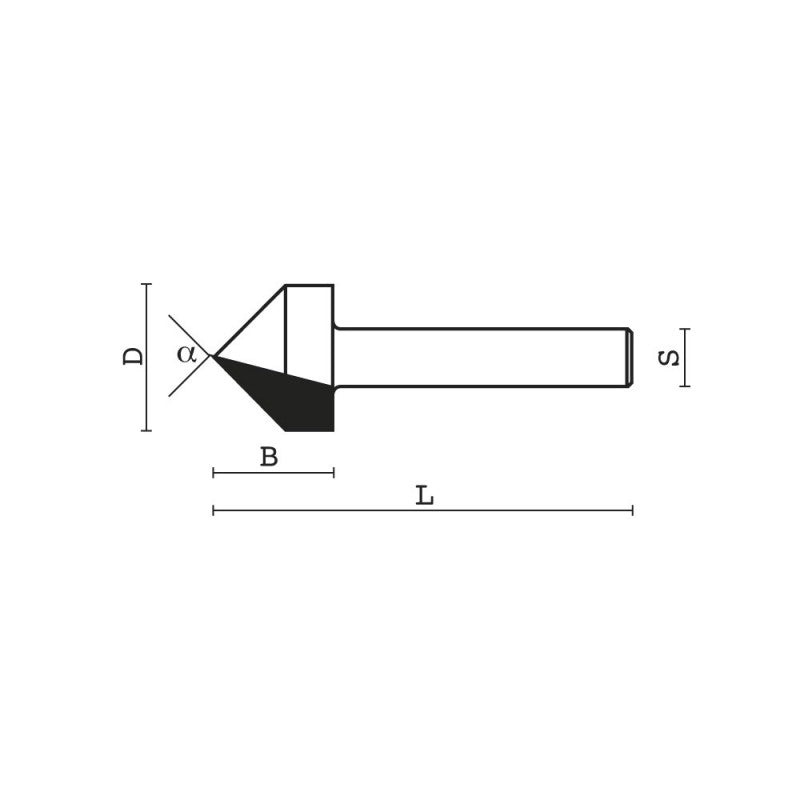 Sistemi Klein HM V-groef graveerfrezen A109 A110 – extra afbeelding