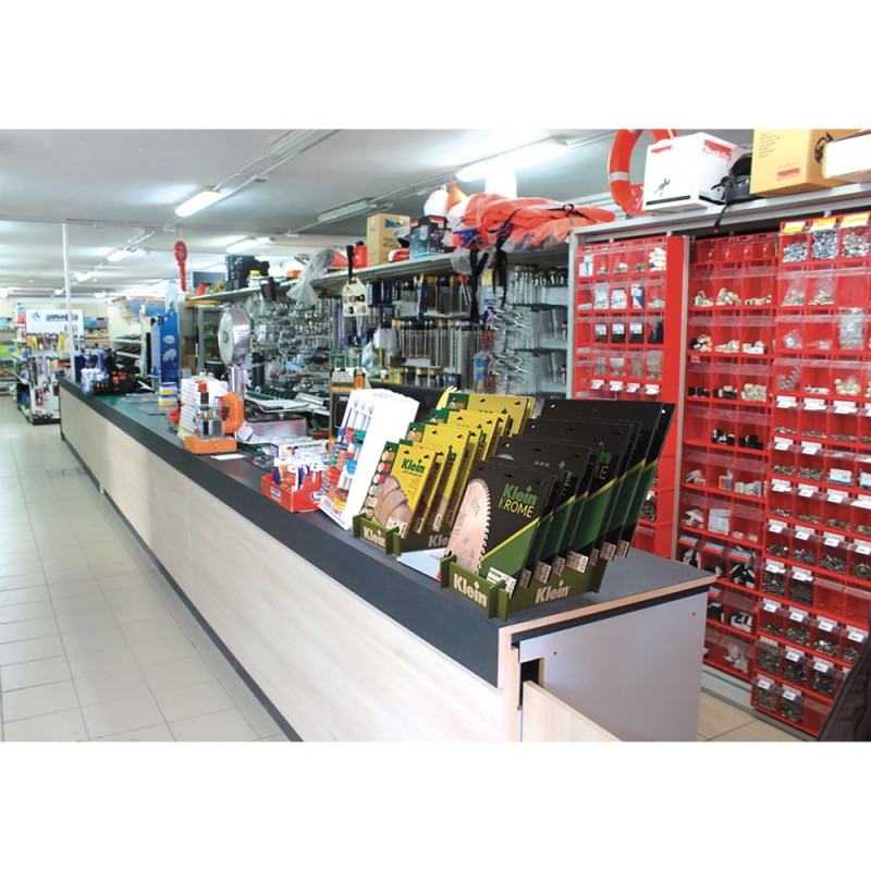 Klein toonbankdisplay voor zaagbladen – KIT08