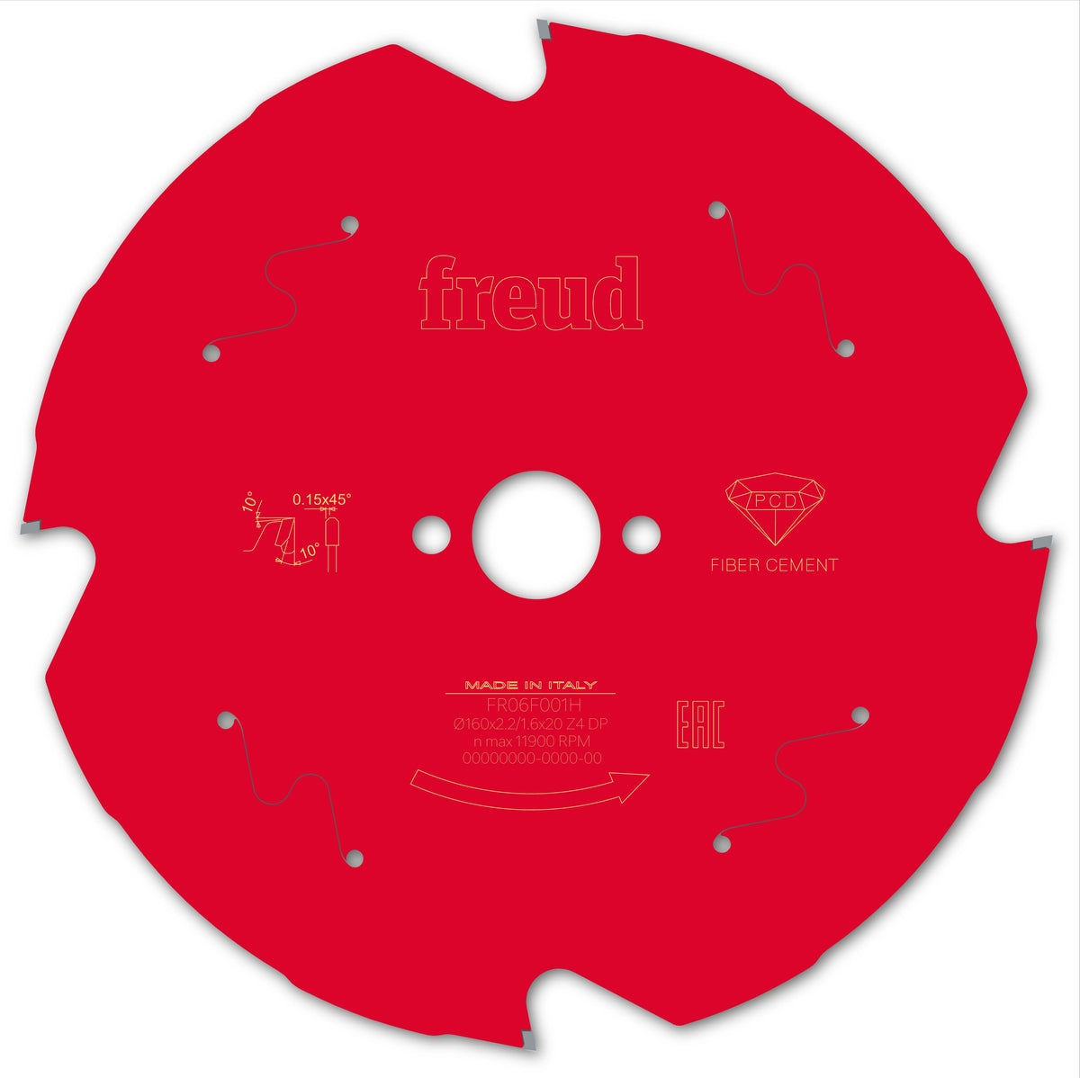 Freud HH Fiber Cement cirkelzaagblad 160 mm – FR06F001H