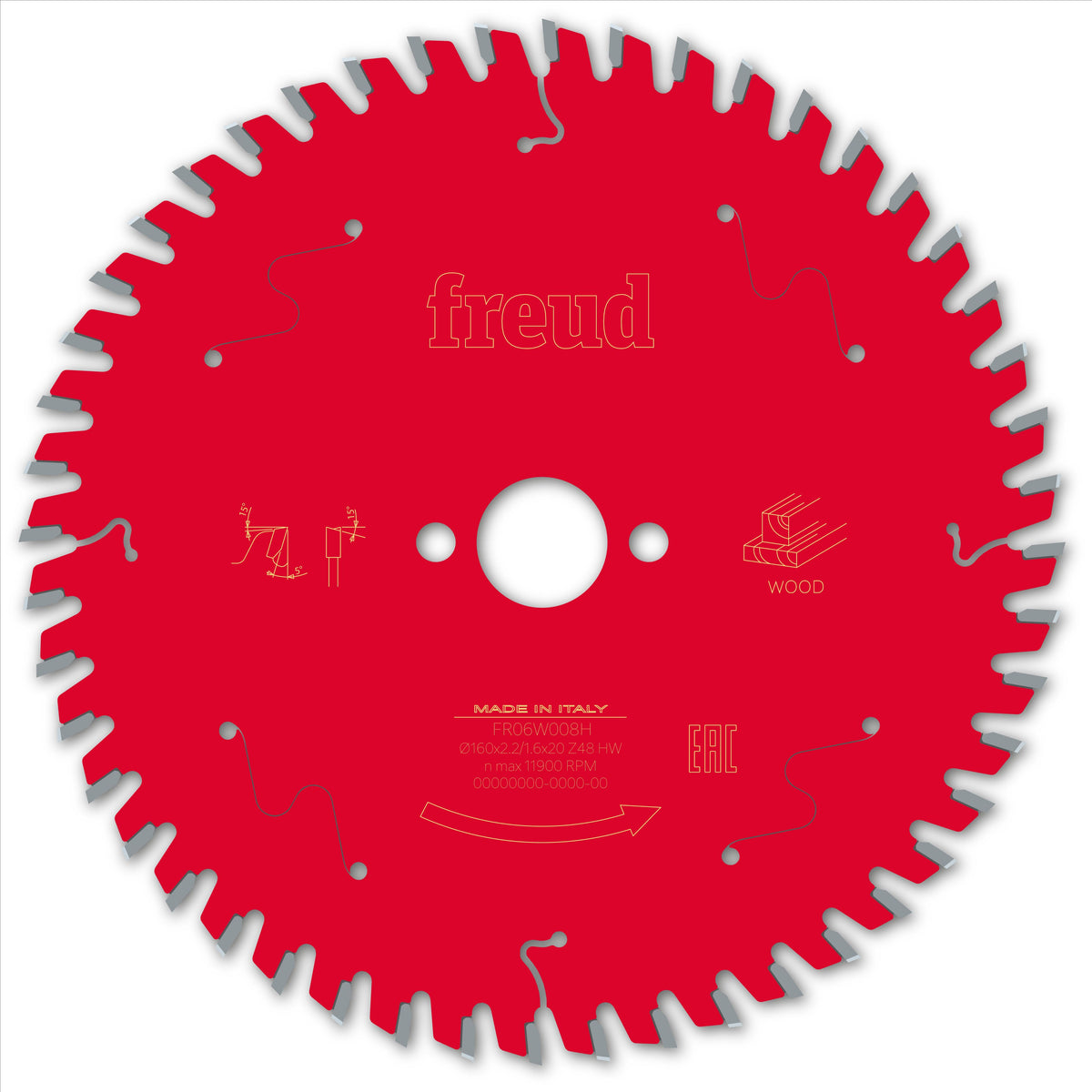 Freud HH Wood cirkelzaagblad 160 mm – FR06W008H