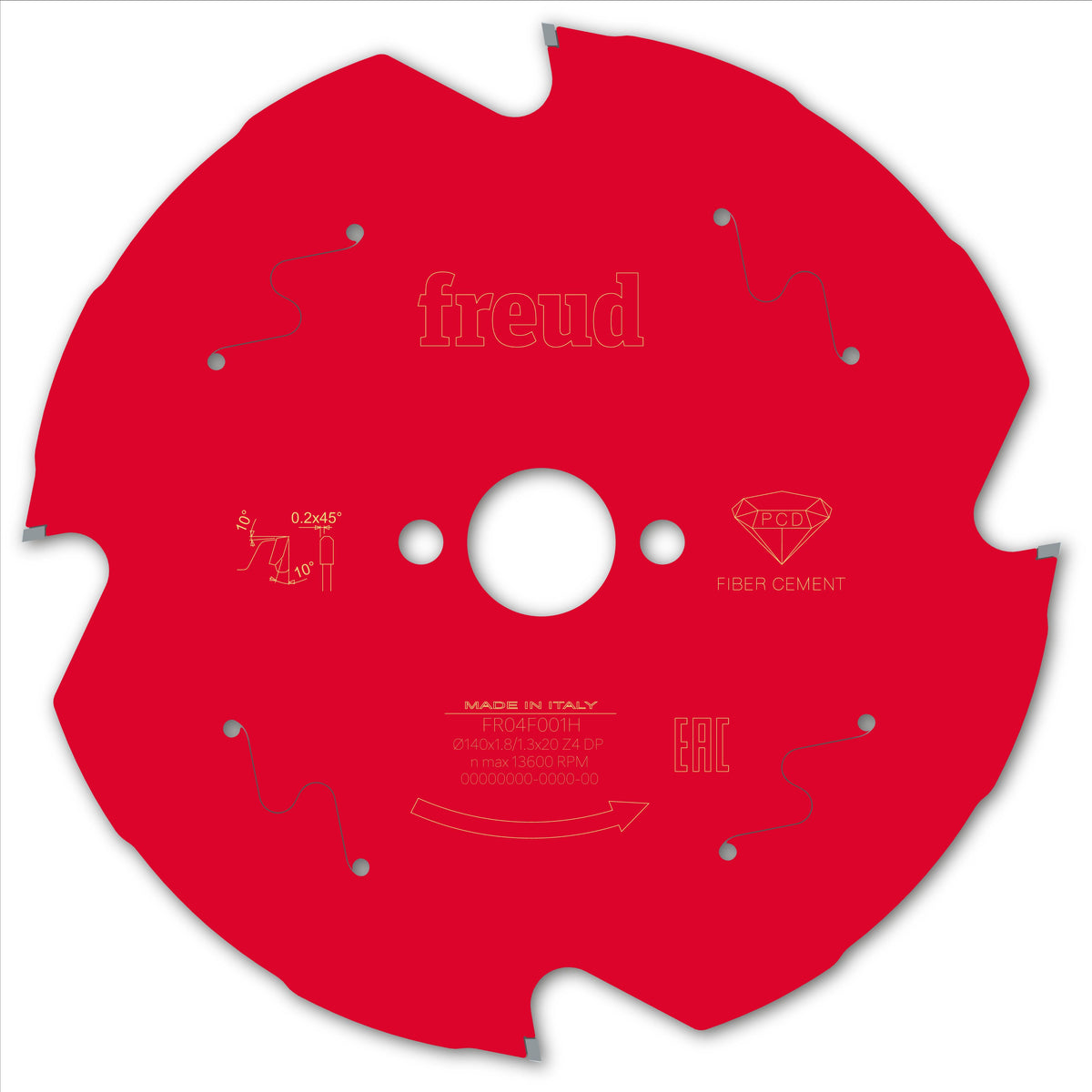 Freud HH Fiber Cement cirkelzaagblad 140 mm – FR04F001H