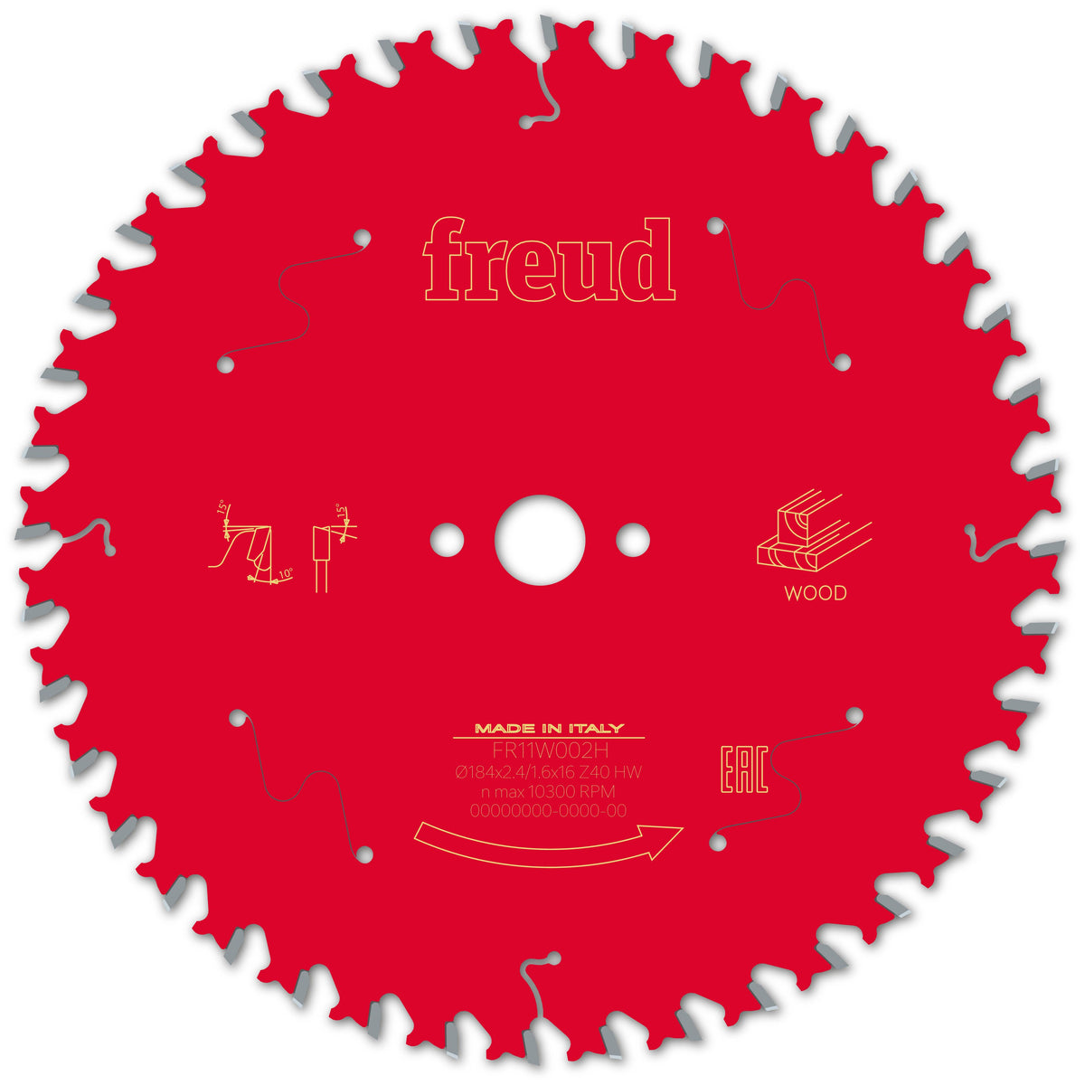 Freud HH Wood cirkelzaagblad 184 mm – FR11W002H