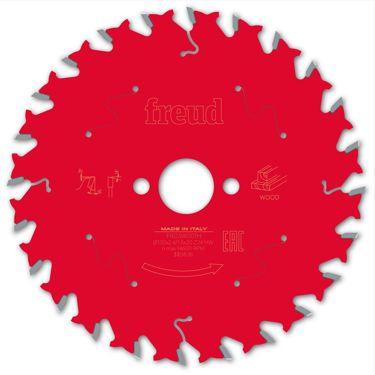 Freud HH Wood cirkelzaagblad 130 mm – FR03W001H