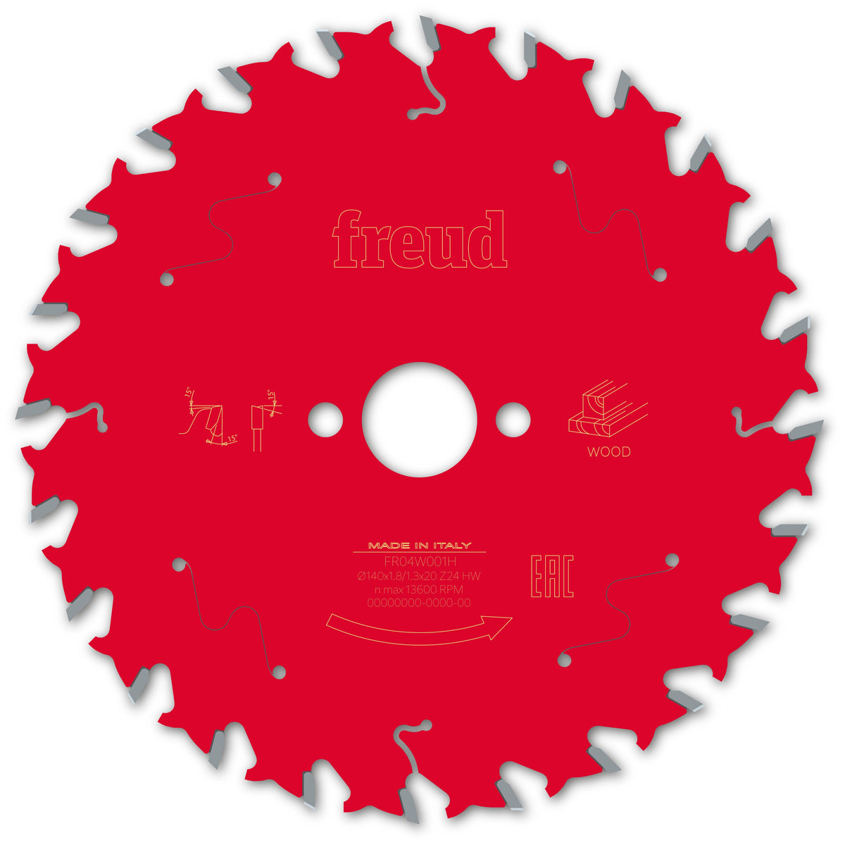 Freud HH Wood cirkelzaagblad 140 mm – FR04W001H